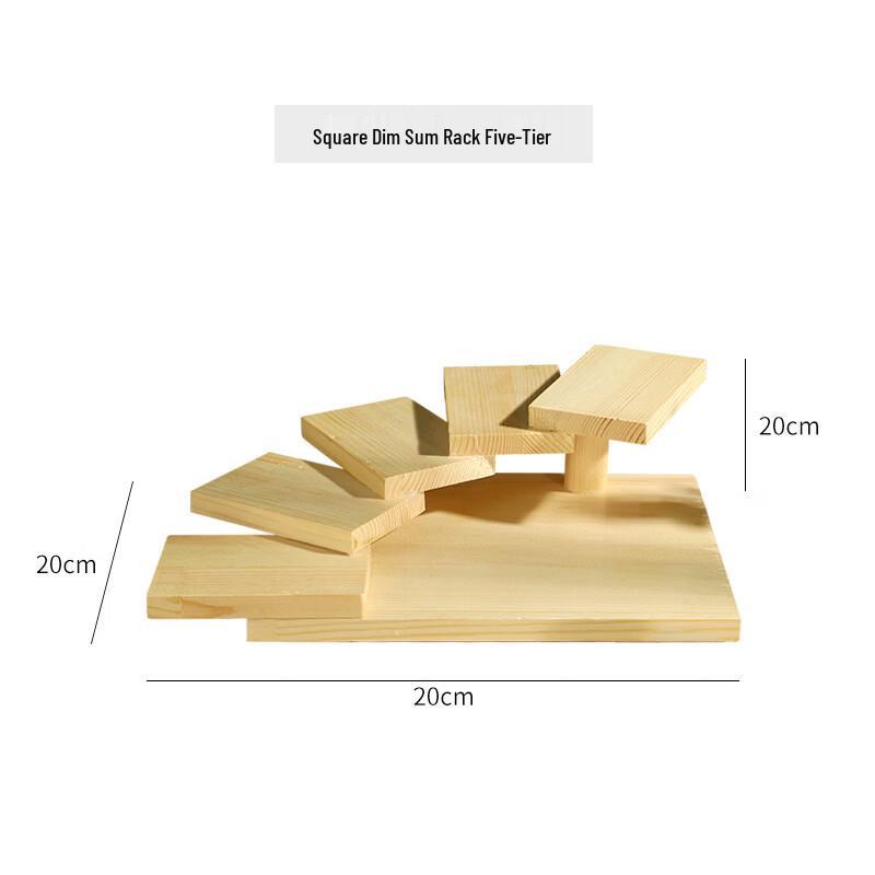

Wooden Tiered Display Serving Stand
