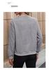 2026 Autumn Casual V-Neck Long Sleeve Jacquard Solid Color Women's Hoodie