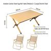 Conjunto Portátil Ultraleve de Mesa Dobrável e Cadeiras de Alumínio para Acampamento ao Ar Livre e Piqueniques