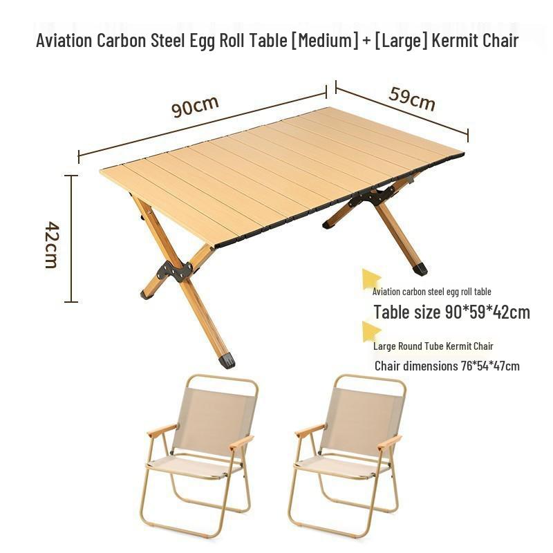 Conjunto Portátil Ultraleve de Mesa Dobrável e Cadeiras de Alumínio para Acampamento ao Ar Livre e Piqueniques