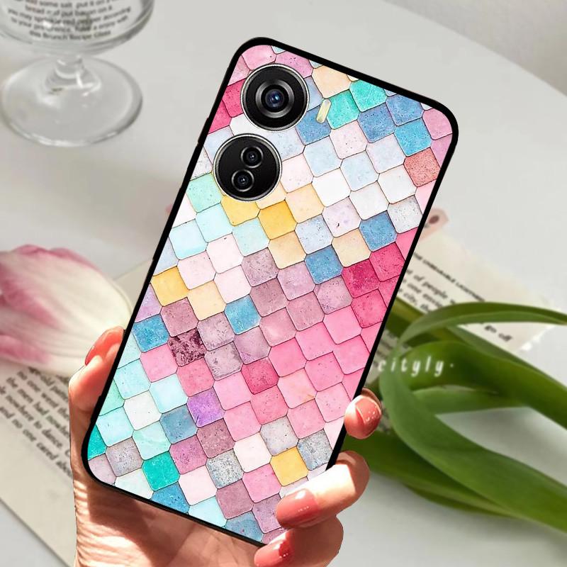 For ZTE Blade V41 Vita Case 2023 Silicone Shockproof Soft TPU Phone Cover For ZTE Blade V40 Design 8046 Funda 8140N Capa Cartoon