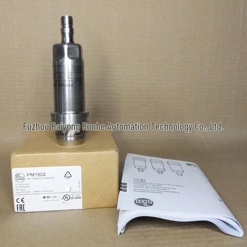 PM1602 ifm Flush-Mount Pressure Sensor, High Protection & Temperature Resistance, Brand New PM1602