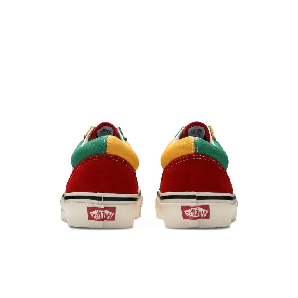 Vans Old Skool 36 DX 'Red Emerald Yellow' (Unisex) Red / Emerald / Yellow Skate Shoes VN0A38G2XFM