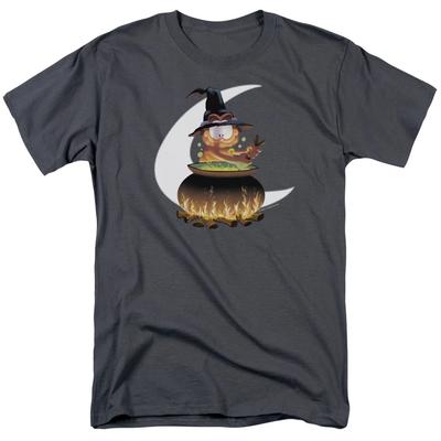 Garfield Mieszaj Garnek Męski T-shirt Grafitowy