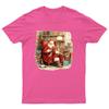 Santa Reading Book Christmas TShirt Unisex Gift Retro Seasonal Funny Xmas