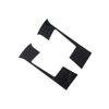 Glossy Piano Black Seat Safety Belt Buckle Trim Sticker For Toyota Tacoma 16-22