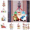 Paper Craft Christmas Door Hanger Oranments With Rope Christmas Party Supplies  New Year