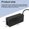 65W Laptop Charger USB C Nootebook Charger Phone Chargers Laptop Power Adapter  Tablet/Phone/PC