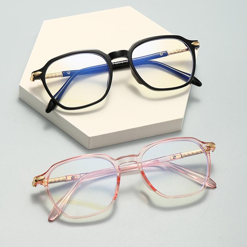 Anti-Blue Light Glasses Men's And Women's Plain-Surfaced Glasses, Computer And Mobile Phone Protective Eyewear Frames5347