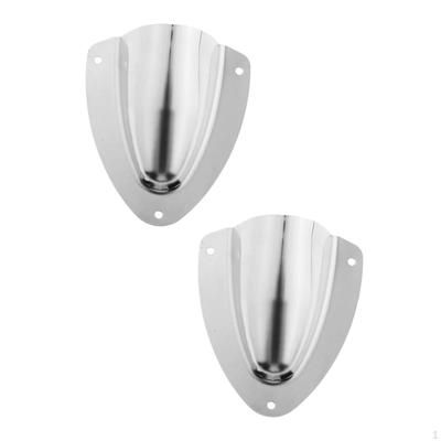 2x Edelstahl Drahtabdeckung Marineboote Yacht Schiff