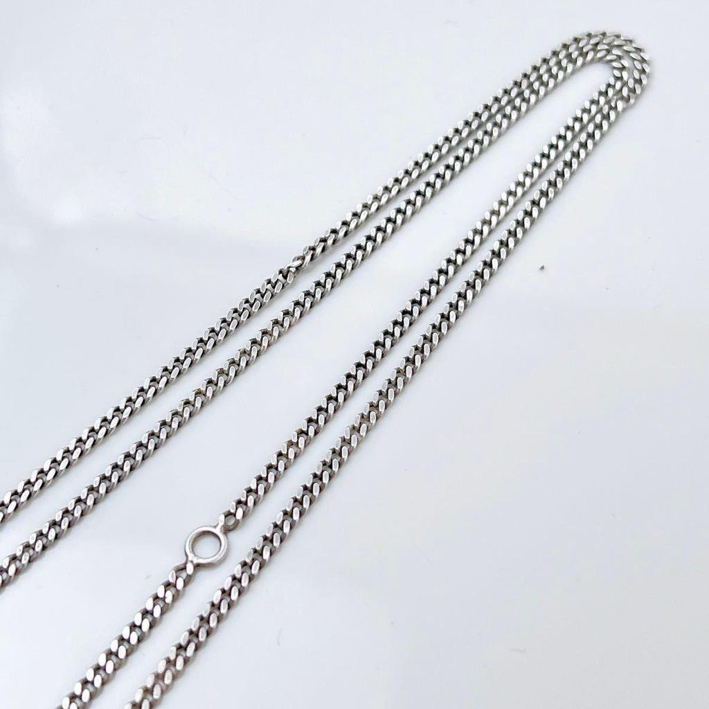 Used GUCCI 925 Necklace Pendant Silver ON580 Diamante Sherry Line Accessories
