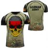 Vintage Retro T Shirt Deutschland Germany Eagle 3D Print MMA Kick Boxing Muay Thai National Flag Unisex Men Women Short Sleeve Quick Dry Streetwear