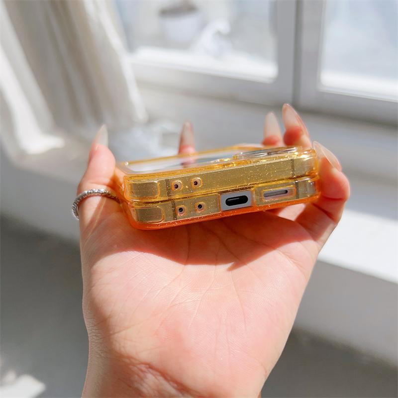 Per Xiaomi MIX Flip 2 1 mixflip2 Custodia per Telefono con Laccetto a Tracolla Regolabile Glitter Colore Caramella Pieghevole Cover Antiurto
