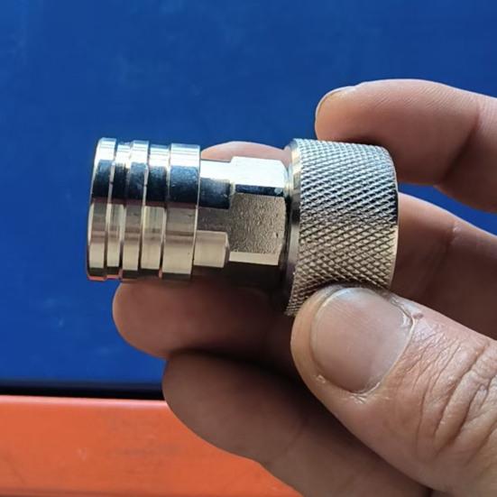 Garden Hose to Mini Power Washer Adapter 3/4-inch GHT to 1/4-inch Garden Hose Pressure Washer Attachment Convert Water Hose