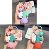 Cute Rabbit Flashlight Keychain With Deli Gel Material For Girls And Kids