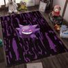 1PC Japanese Anime Pokemen Gengar Area Rug,Carpet for Home Living Room Bedroom Sofa Doormat Kitchen Decor,Non-slip Floor Mat