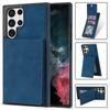 For Samsung Galaxy S25 Ultra Case RFID Blocking Card Slots TPU+PU Leather Phone Cover