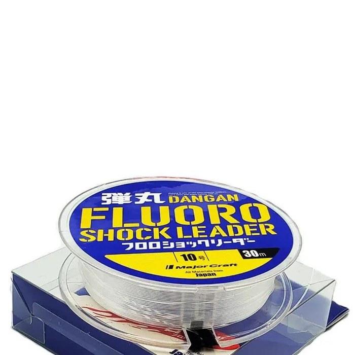 Major Craft Bullet Fluorocarbon Shock Leader 30m 70lb Clear