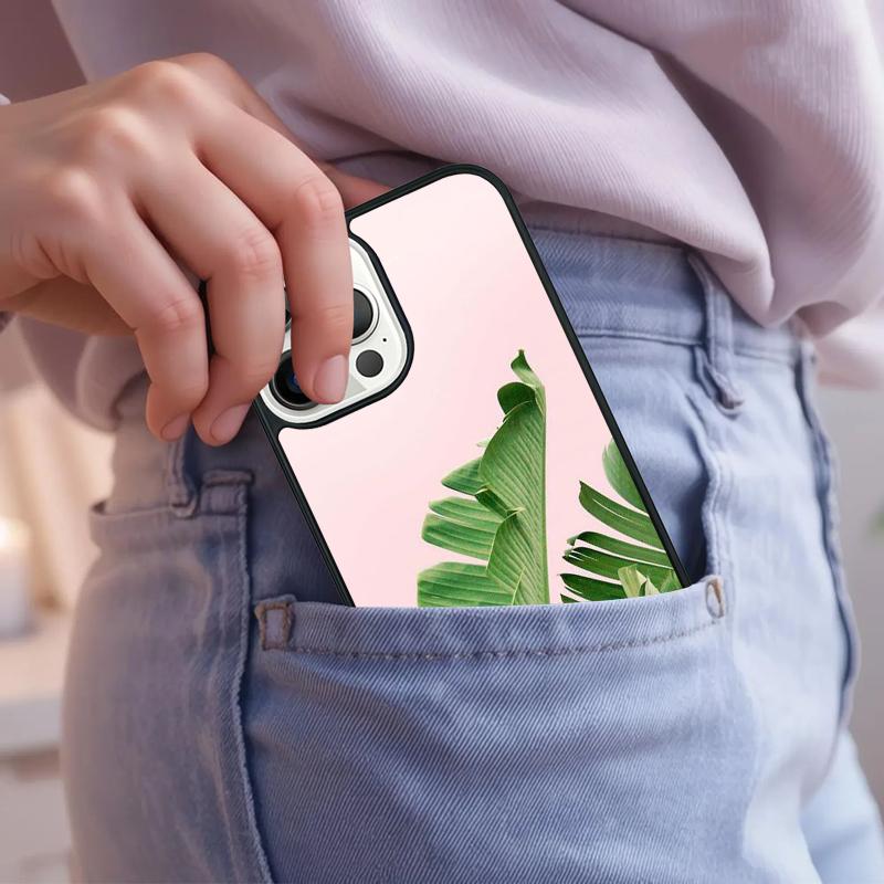 Tropical Palm Trees Leaf Plant Phone Case For iPhone 17 Air 15 16e 14 13 Pro Max Coque 12 11 Pro Max PLUS cover