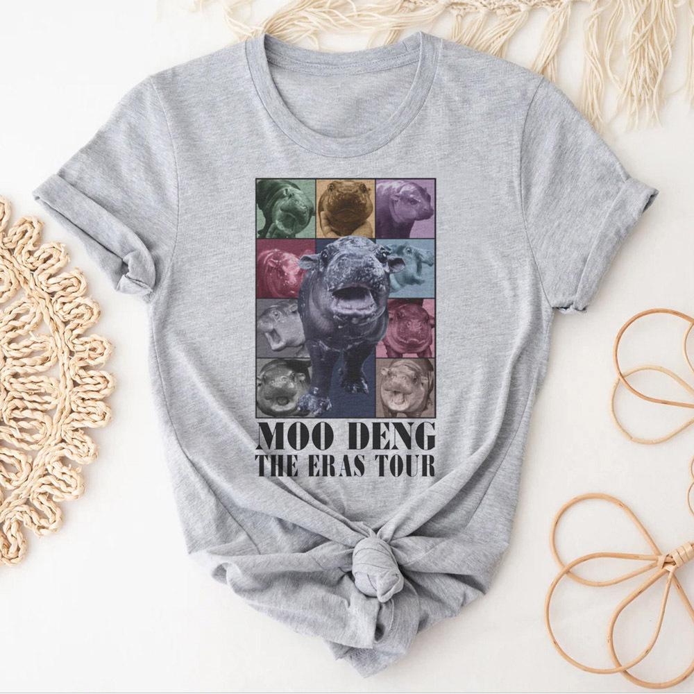 Moo Deng Girl Grunge Digital 2000s Pastel Harajuku  Korean Clothes T-shirt Gothic Pastel Colorful Vintage Retro Breathable