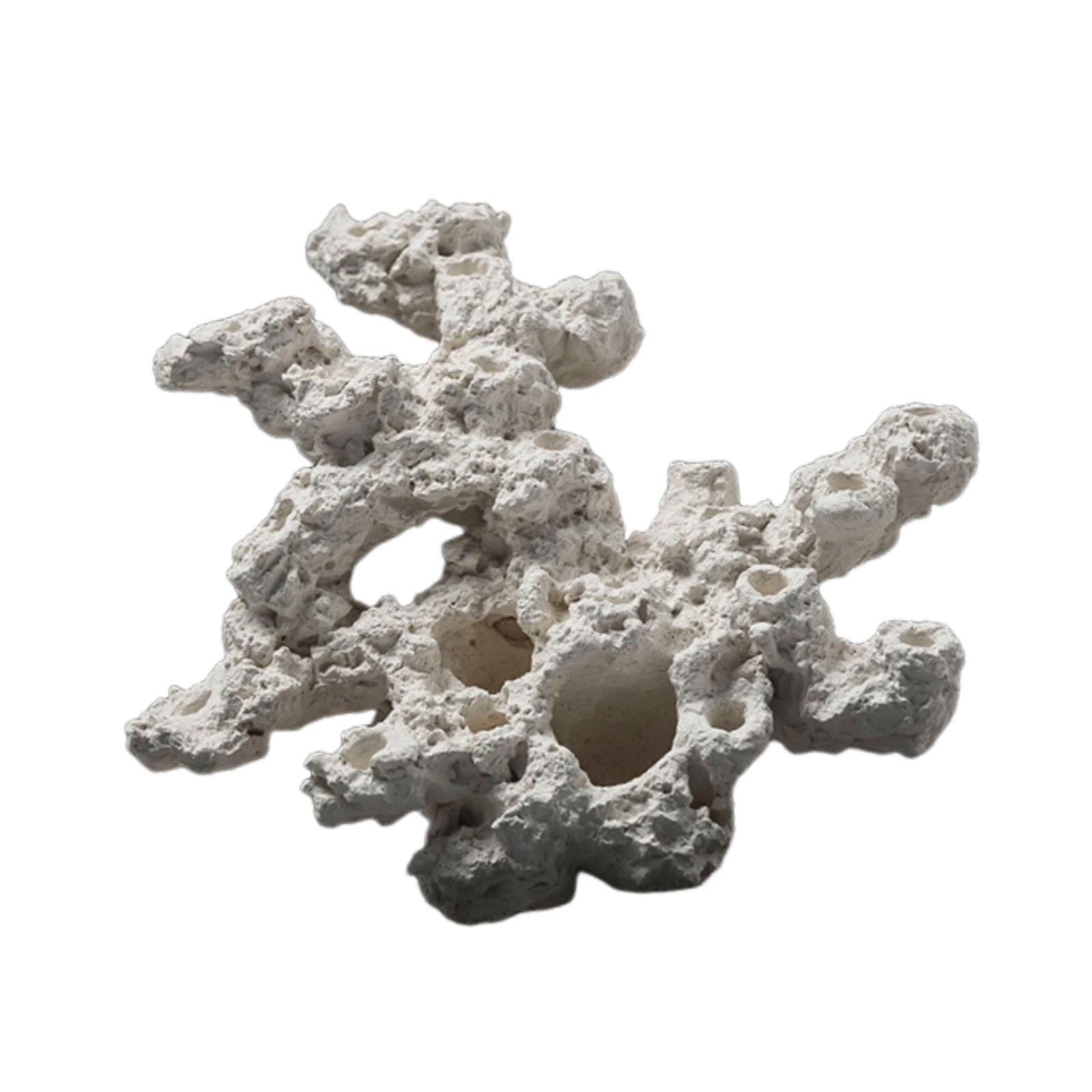 

Ceramic Anemone Fish Tank Statue Multifunctional Aquarium Hideout Breeding Cave for Aquascape Display