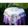 TABLECLOTHS 120 X 120 CM LACE EDGED