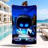 Weltraum Abenteuer Roboter Strandtuch, Super Weiche Mikrofaser, Perfektes Geschenk für Sie/Ihn, Geburtstag, für Pool, Strand, Reisen, Dekor Strandparty