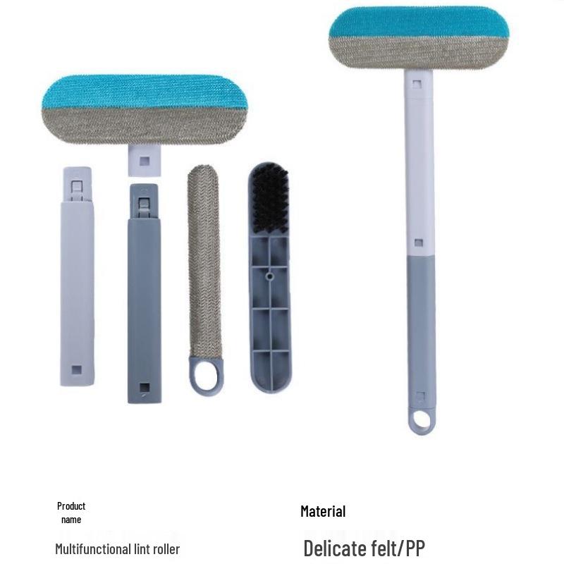 Dual-Use Cat Hair Remover Brush and Lint Roller