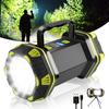LED Camping Lantern Flashlight Spotlight Rechargeable Portable Super Bright Outdoor Emergency Light Searchlight Lamp Waterproof for Hiking Fishing