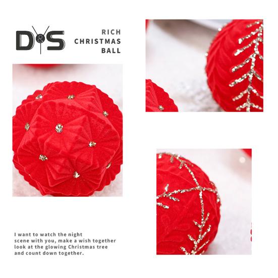 12Pcs Christmas Ball Ornaments Shatterproof Plastic Xmas Tree Hanging Baubles for Holiday Party Wedding Decoration