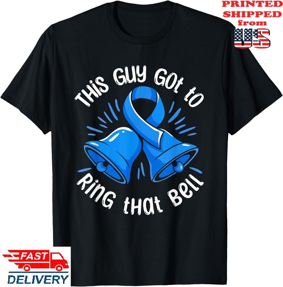 Этот парень смог позвонить в тот колокол Выживший после рака простаты Футболка, Унисекс футболка Унисекс футболка S