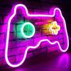 Geschlechtsneutrales Neon-Gamecontroller-Licht für Innendekoration
