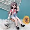 30CM mini pohyblivá kloubová panenka Dívčí hračka 3D Big Eyes BJD Princess Kompletní oblečení Kolekce šatů Dětská panenka Dárek