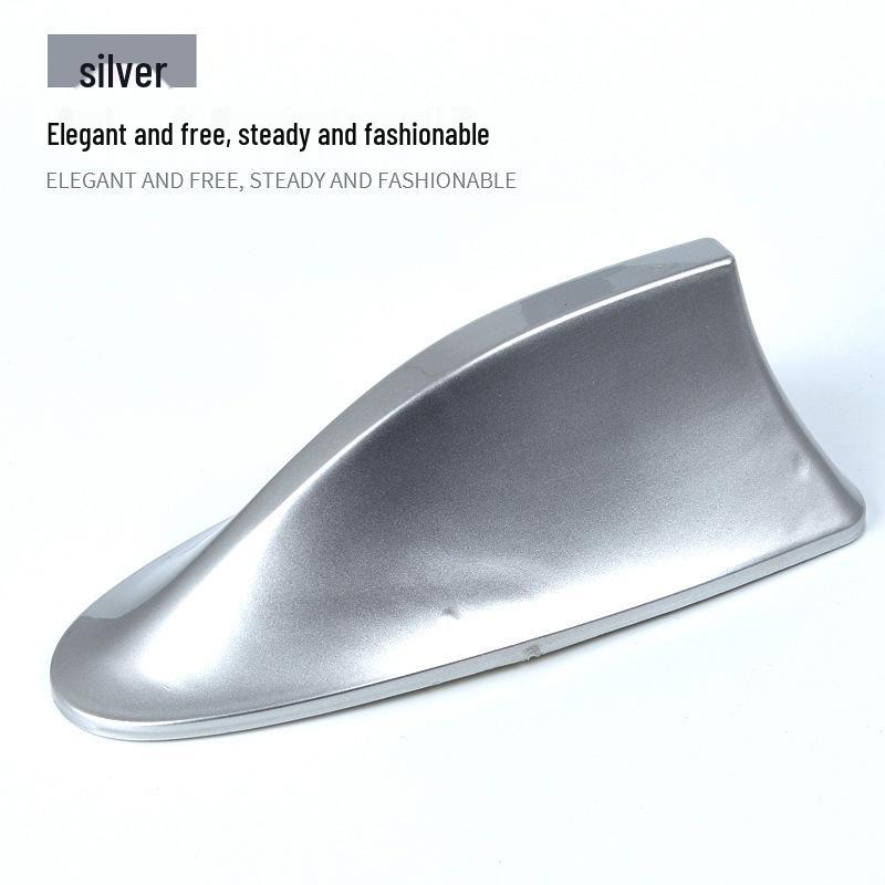 Shark Fin Radio Antenna: Roof Decoration & Signal Booster, No-Drill Installation