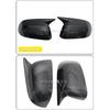 2pcs Rearview Mirror Caps Cover Glossy Black Sticking For Nissan Sunny 2010 2011 2012 2013 2014 2015 2016