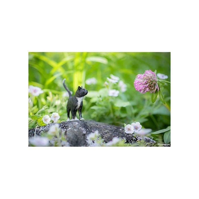 Figurine Chat Debout - Schleich - Farm World - Modèle réaliste - Peint à la main