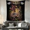 TBOI poster Wall Hanging Printed Fabric Blanket Decorative Tapestries for Bedroom Living Room Home Decor