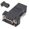 VGA Extender Male CAT5 CAT6 RJ45 To LAN Female Network Cable Adapter Kit