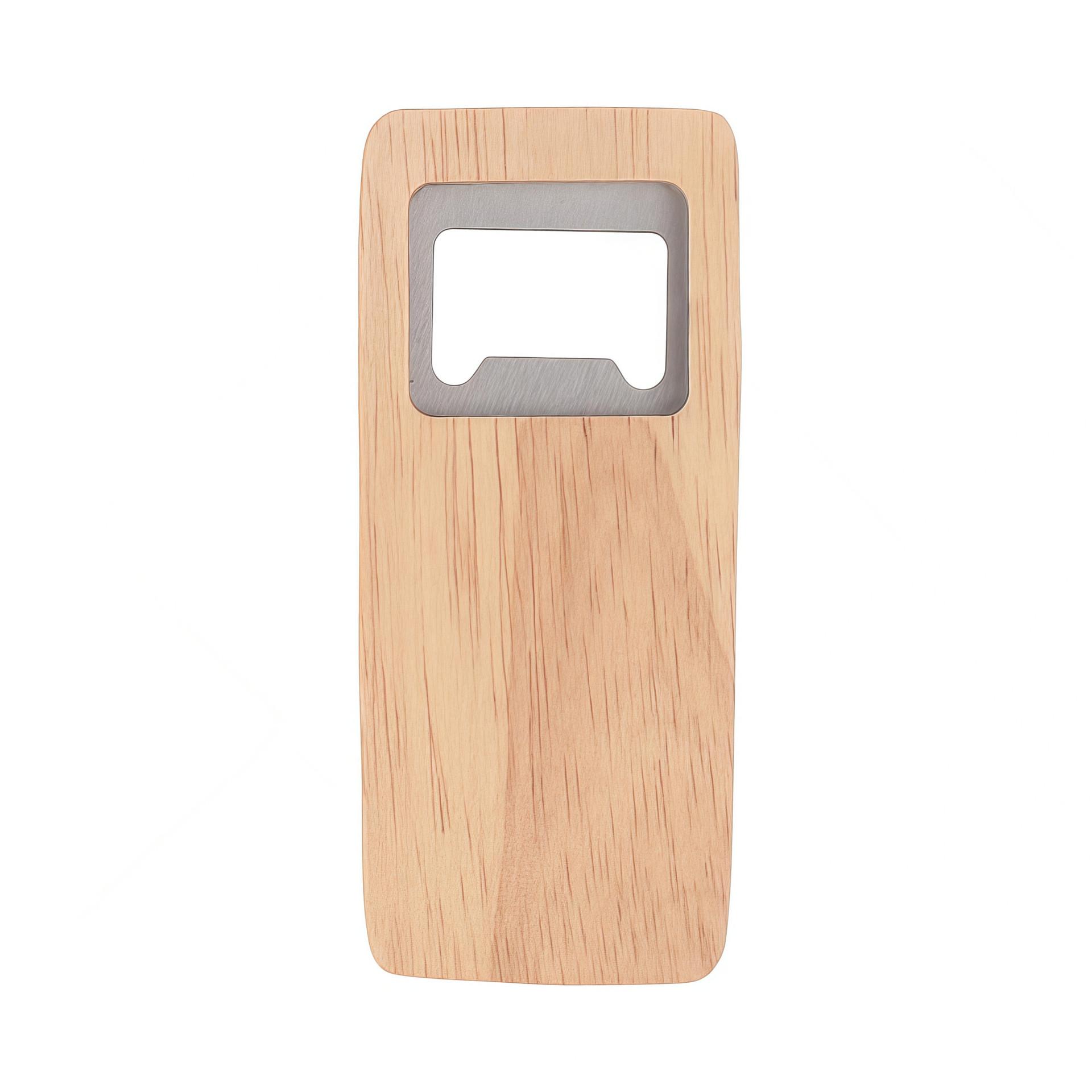 Finish Wooden Stainless Steel Beer Bottle Opener Capper