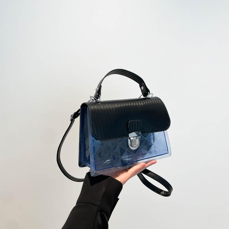 Fashion and Transparent New Personalized Small Square Bag Women's 2025 New Exquisite Commuting Temperament Versatile Messenger Bag