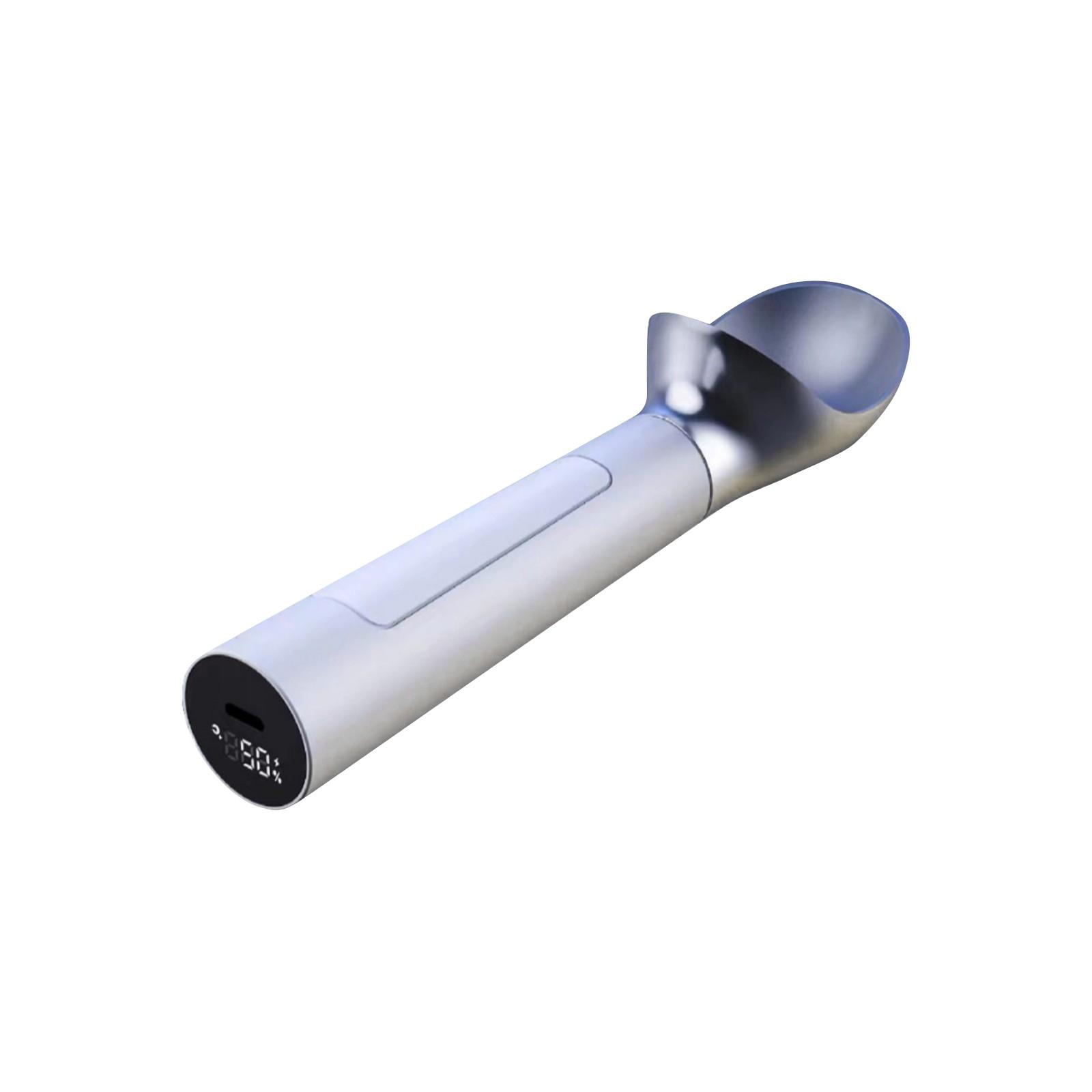 

Электрический для твердого мороженого и десертов, ручной нагрев до 158°F, перезаряжаемый, со светодиодным дисплеем, легко чистить, идеальный летний подарок One Size белый