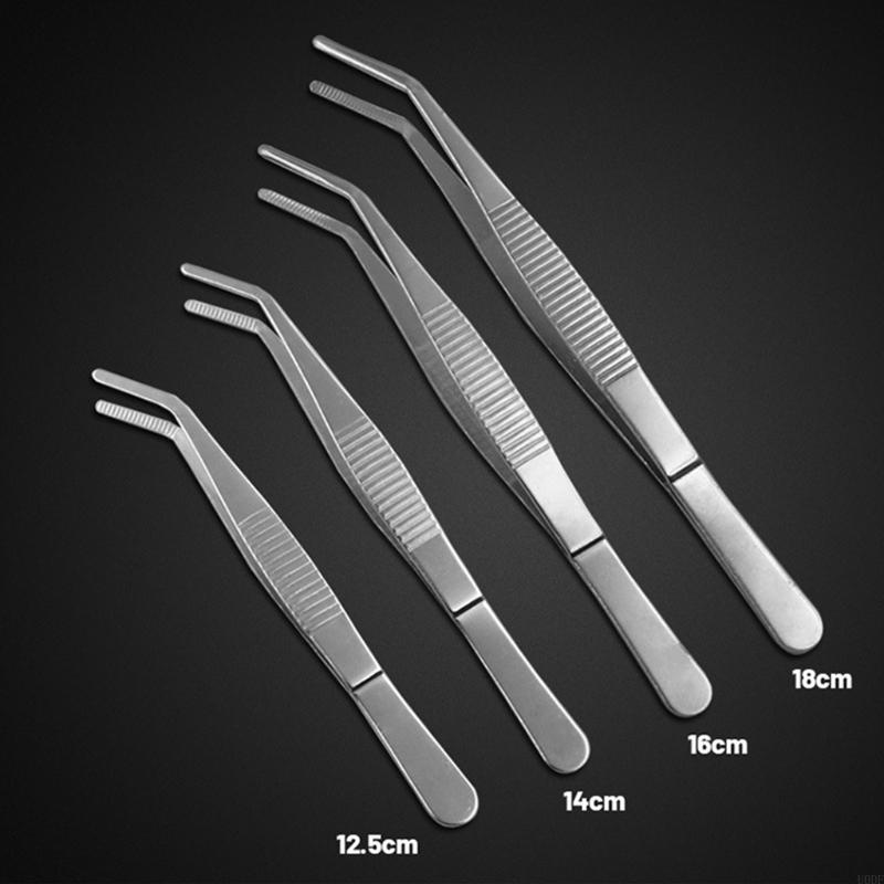   Stainless Steel Tweezers All-purpose Forceps Professional Tweezers Tongs