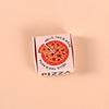 6 Stück Puppenhaus Miniatur Pizza Oder Verpackungskarton Modell Küche Lebensmittel Dekor Spielzeug Puppenhaus Zubehör