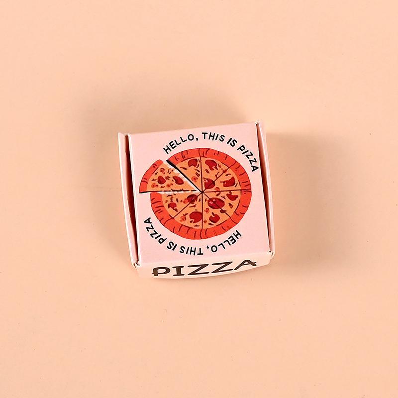 6 Stück Puppenhaus Miniatur Pizza Oder Verpackungskarton Modell Küche Lebensmittel Dekor Spielzeug Puppenhaus Zubehör