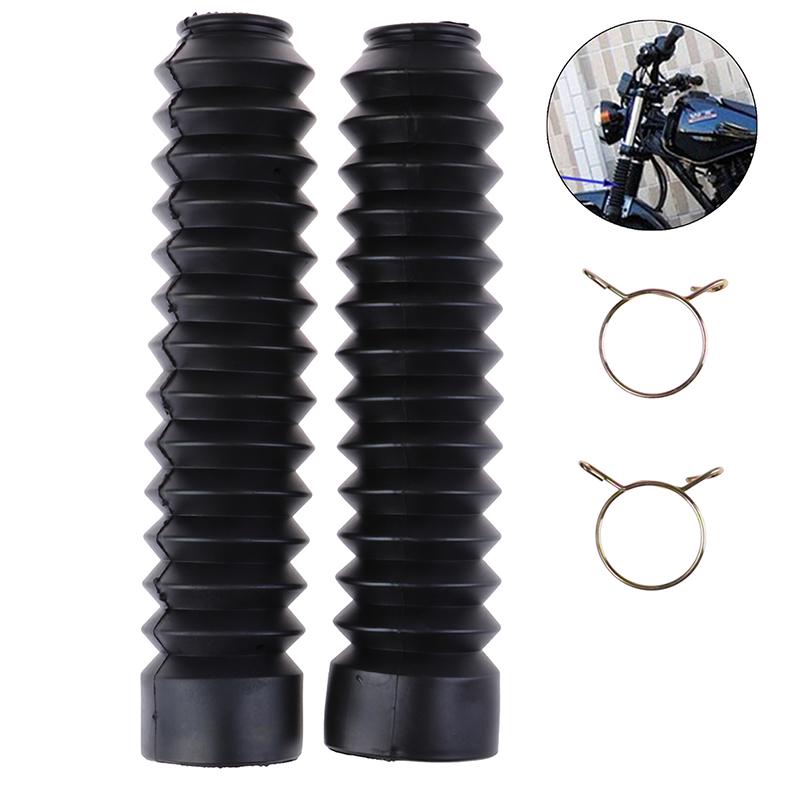 2Pcs Motorcycle Front Fork Shock Absorber Dust Cover Universal Dust ...