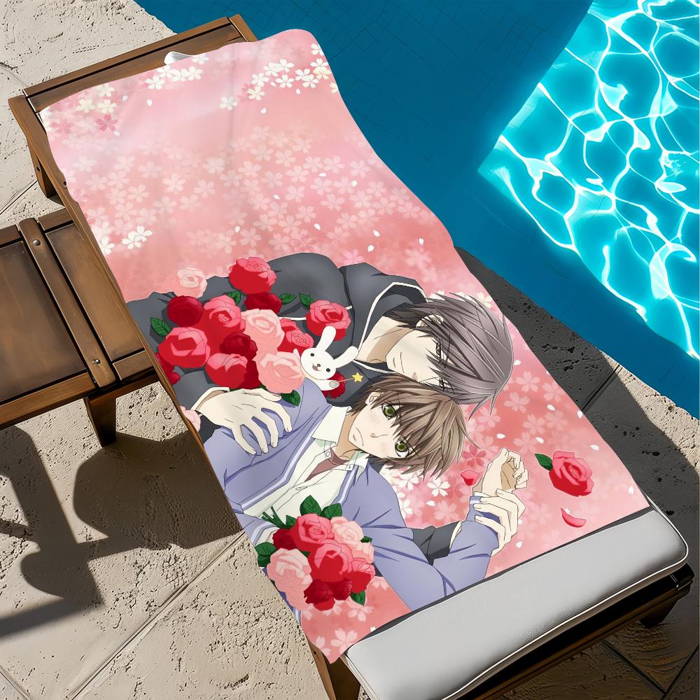 Anime S-sekai-ichi cute H-hatsukoi Towel Beach Quick Dry Soft Pool Towels Gift for Travel Gym Shower Camping sports