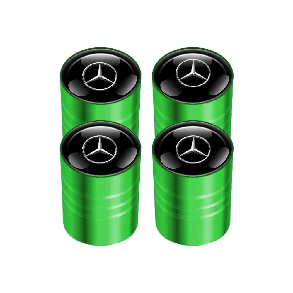 

4pcs Car Wheel Tire Valve Caps Air Stem Covers for MERCEDES BENZ W203 W204 W205 W206 W209 W210 W211 W212 W213 W176 W166 W163
