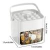 Ice Tray Mold Chilling Cube Maker Bin With Lid Portable Large Capacity Ice Maker Tool for Gathering Picnic Camping Kitchen Party