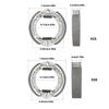Replacement Part Drum Brake Shoes for Electric Scooter Safety Front Brake Pads Electric Scooter Replacement Shoe Parts