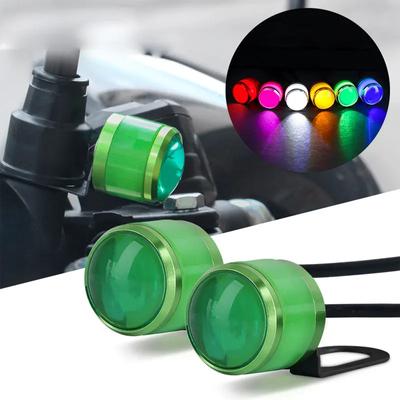 1 Stück Motorrad LED Hawkeye Lichter LED Kühlergrill Signalleuchten 23mm LED Adlerauge Lampe Tagfahrlicht für Auto
